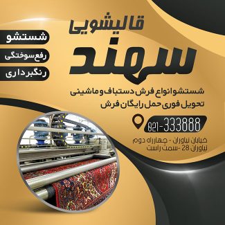 سفارش قالب  استوری و پست قالیشویی
