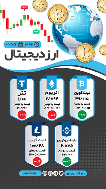 سفارش طرح استوری ارز دیجیتال