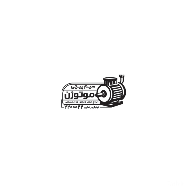 سفارش طرح مهر لیزری سیم پیچی دارای وکتور سیم پیچی